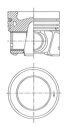 Kolben Ø 81,51mm KS 41785620