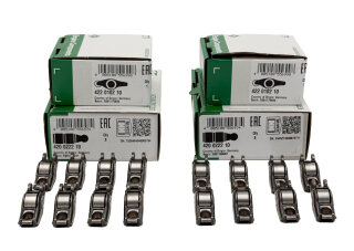 SET: 16x Rollenschlepphebel INA 422010210 + 16x Hydrostössel 420022210 INA