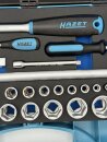 Steckschlüsselsatz HAZET 44-tlg.1/4+1/2 Zoll SW 5-27mm Z.90 6KT HAZET