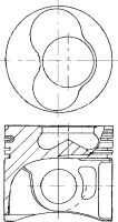 Kolben Ø 81,5mm Zyl. 1+2