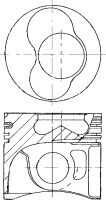 Kolben Ø 81,5mm Zyl. 1+2 40408620