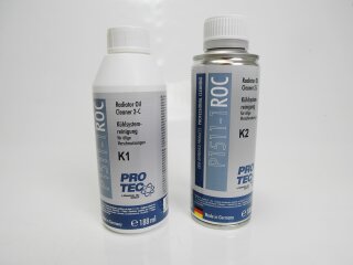 PRO TEC ROC Kühlsystemreiniger für ölige Verschmutzung P1511-1 K1+K2