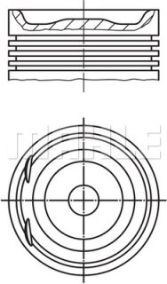 Kolben MAHLE 0122000