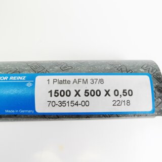 Dichtungsmaterial AFM 37/8 0,50x1500x500 mm 70-35154-00