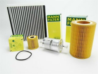 MANN-FILTER Inspektions Set Inspektionspaket Luftfilter Ölfilter Innenraumfilter Kraftstofffilter