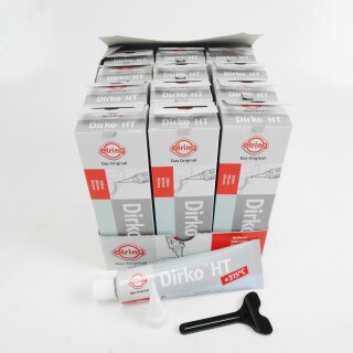 12x Dichtmasse DIRKO HT GRAU 70ml 036.164