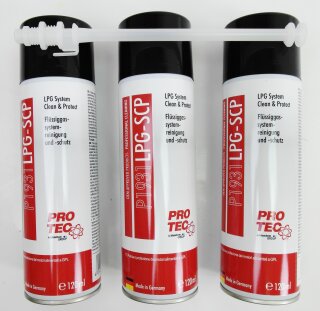 3x PRO TEC LPG Flüssiggas System Reinigung & Schutz + Adapter
