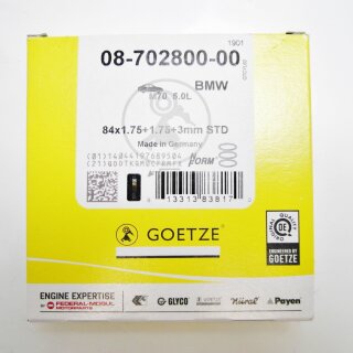 Kolbenringe 84,00mm 1,75+1,75+3,0 GÖTZE 08-702800-00