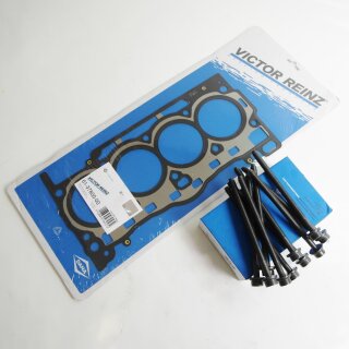 REINZ Zylinderkopfschraubensatz 14-32385-01 + Zylinderkopfdichtung 61 ...
