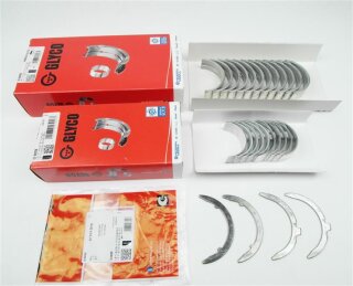 SET L: GLYCO Pleuellager SPUTTER + Hauptlager + Anlaufscheiben