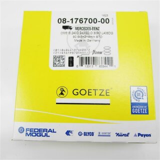 Kolbenringe 91,0mm 3,0+2,0+4,0 GÖTZE 08-176700-00