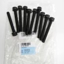 10x Zylinderbundschraube mit Innenvielzahnkopf M10x80