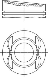 Kolben Ø 84,01mm MAHLE 0280300
