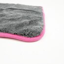 K2 Mikrofasertuch "LUSSY" grau/rosa 40x40cm D0222